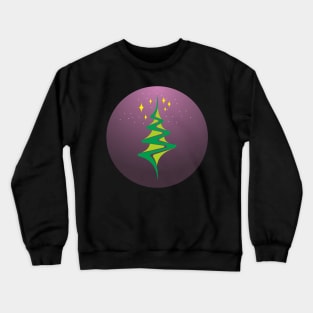 Pine Tree Illustration Crewneck Sweatshirt